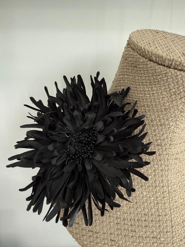 Broche FLORI Negro