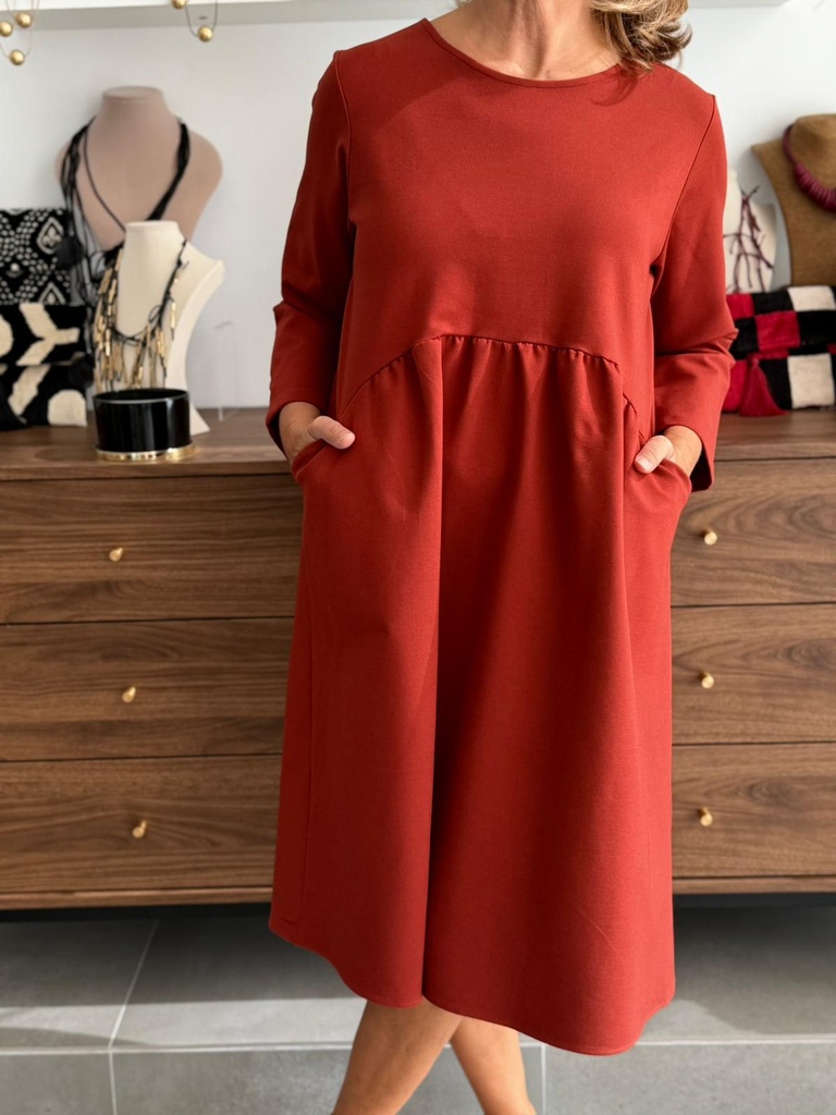 Vestido NOGUEL Calabaza