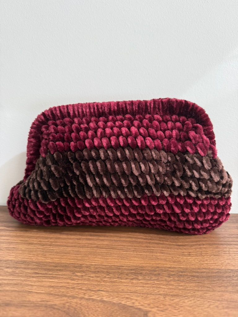 Bolso CHENILLA Burdeos