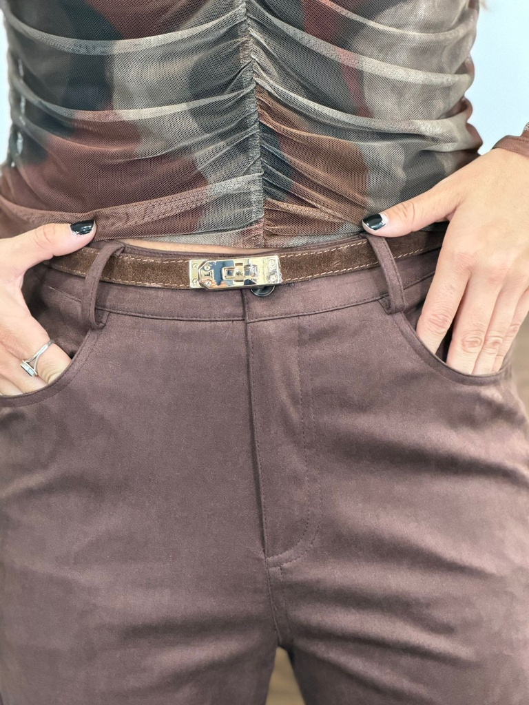 Cinturón SERRAJE Marrón