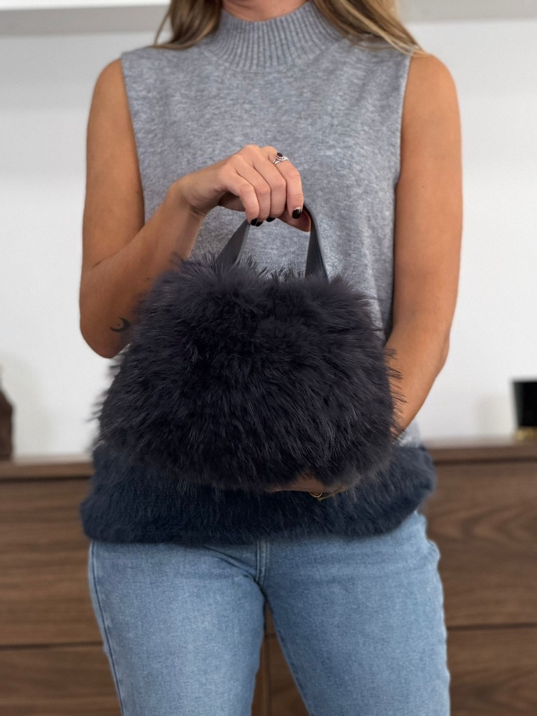 Bolso PELUCHE Gris