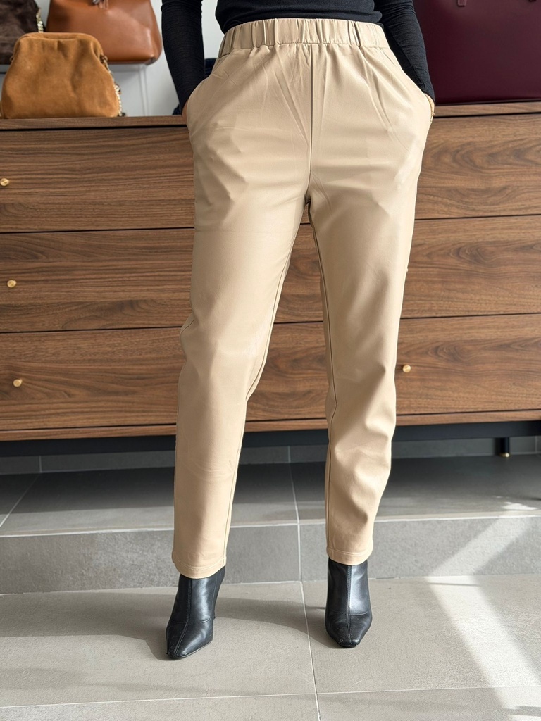 Pantalón SURPIEL Beige