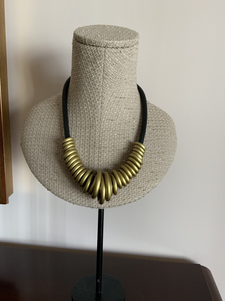 Gargantilla CAUCHO Dorado