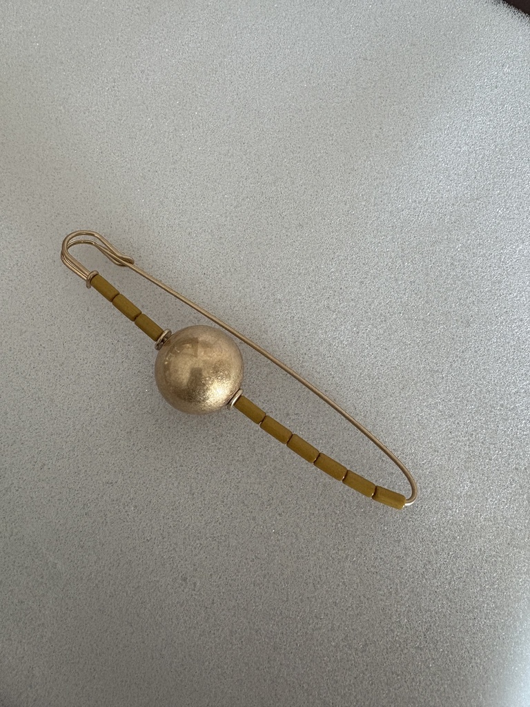 Broche ORBITA  Mostaza