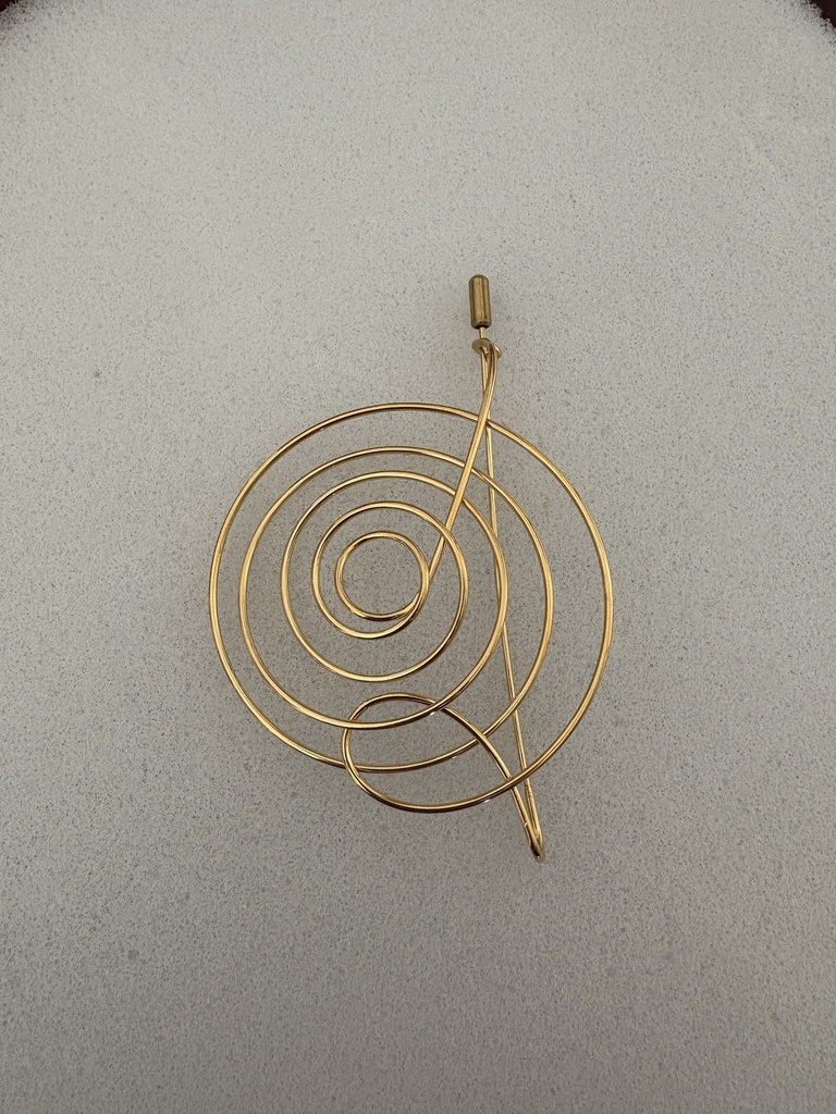 Broche ESPIRAL Dorado