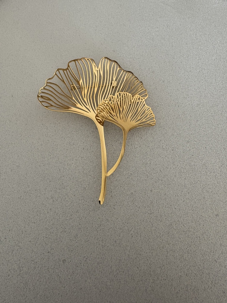 Broche DOBLEHOJA Dorado