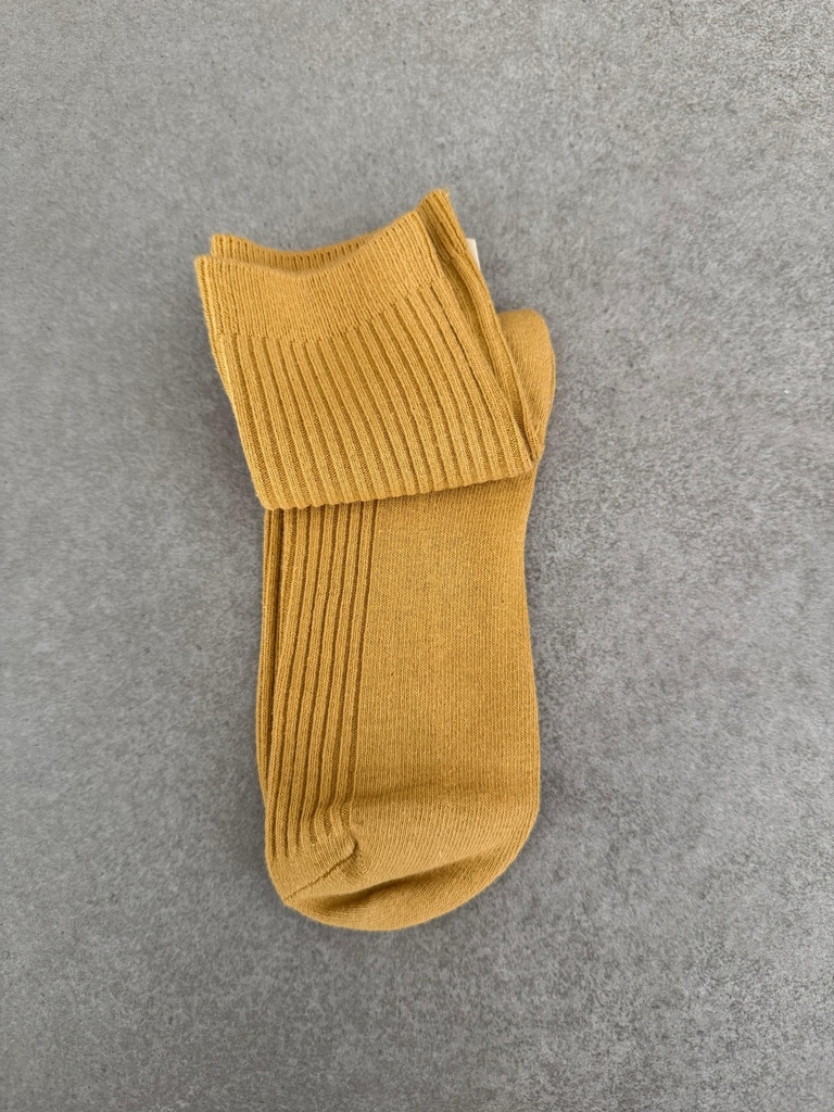 Calcetín CORTO Mostaza