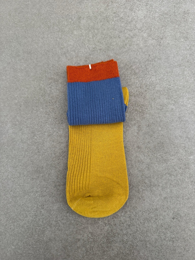 Calcetín TRICOLOR Mostaza