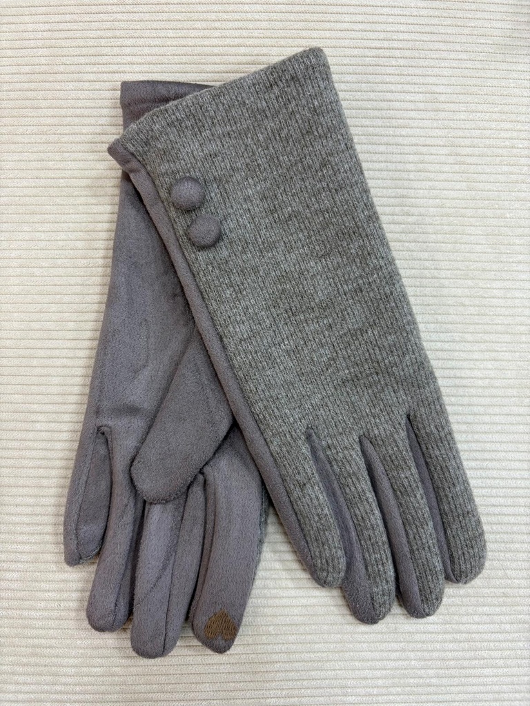 Guante BOTONES Gris