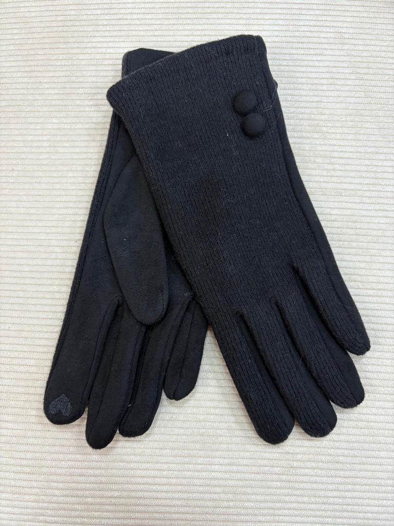 Guante BOTONES Negro