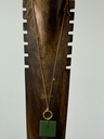 Collar Cuadrado Verde