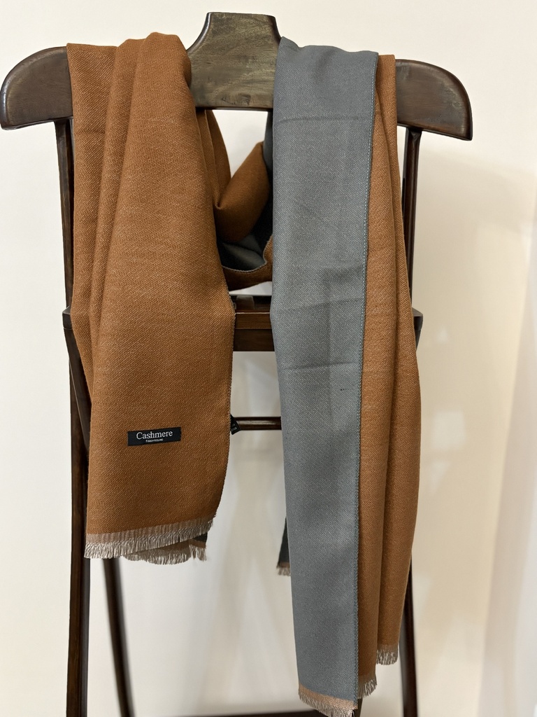 Foulard CASTAÑA Teja/Gris