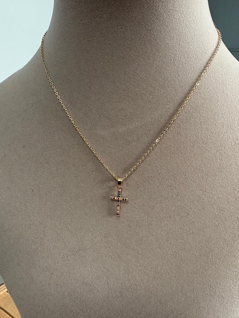 Gargantilla CRUZ COLOR