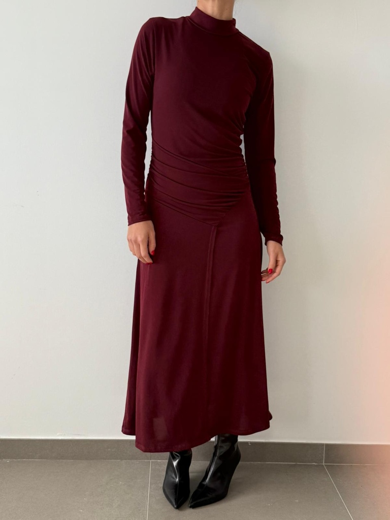 Vestido BELEN Burdeos