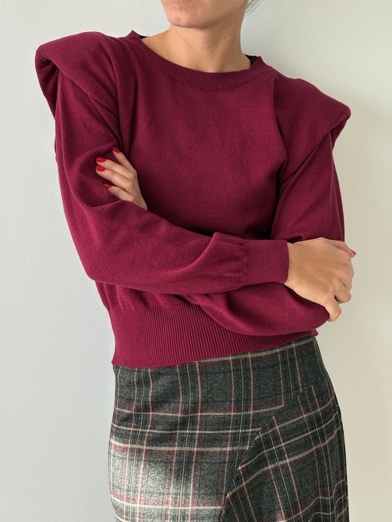 Jersey HOMBRERAS Burdeos