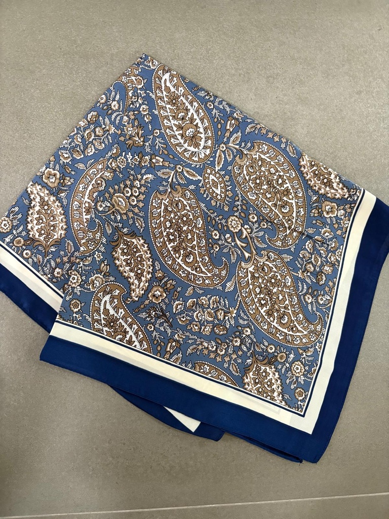 Pañuelo CACHEMIR Azul