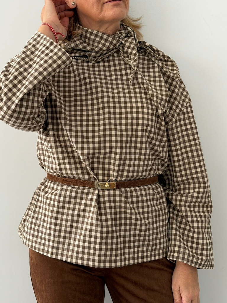 Camisa MARTINA Marrón