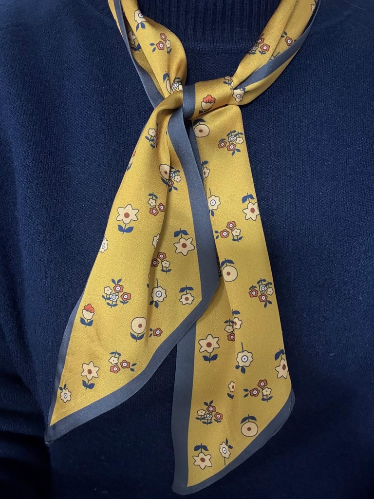 Pañuelo Corbatero MARGARITA Amarillo