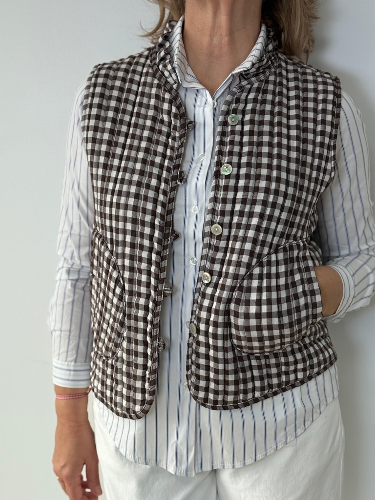 CHALECO SITA Marrón