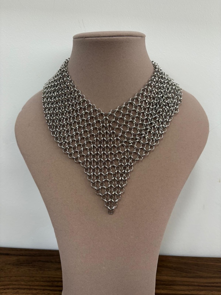 Collar ALAMBRES Plateado