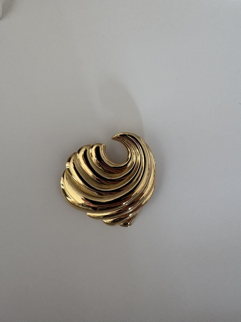 Broche REMOLINO Dorado