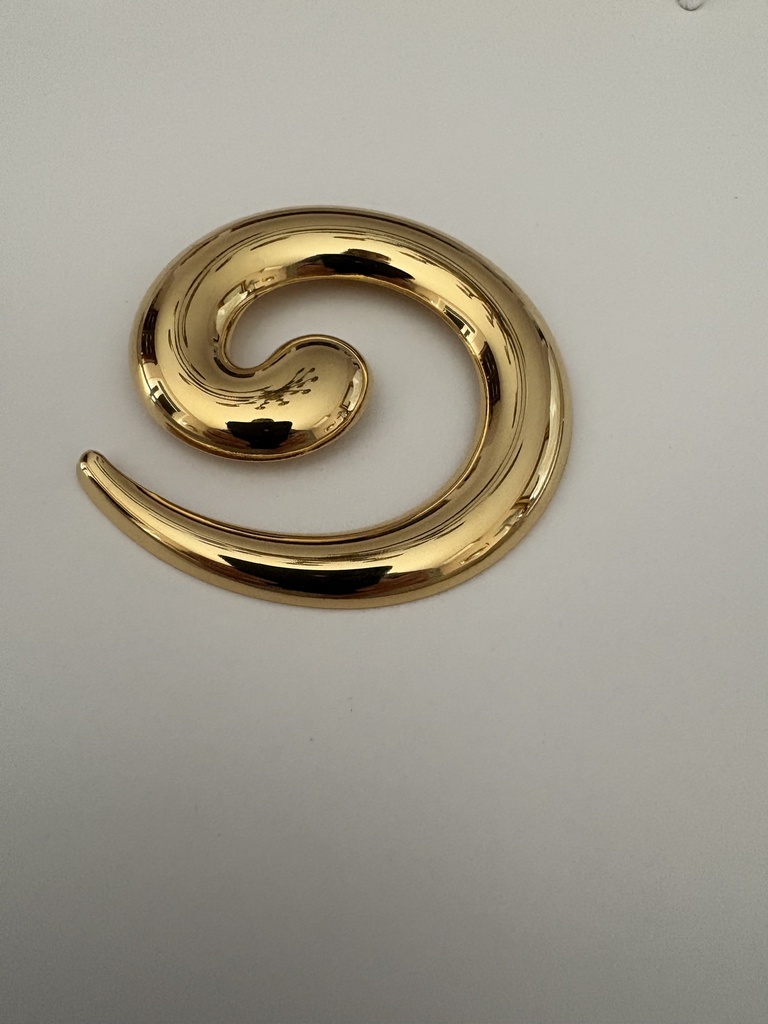 Broche REMOLINO Dorado