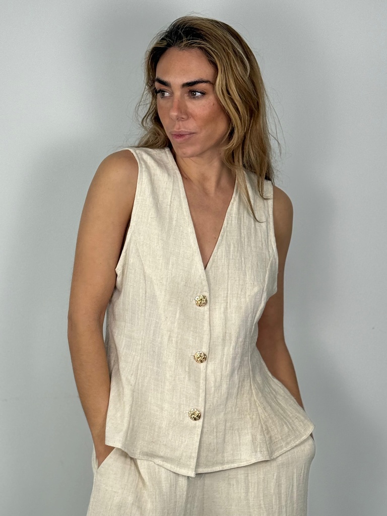 CHALECO ANAHÍ Marfil