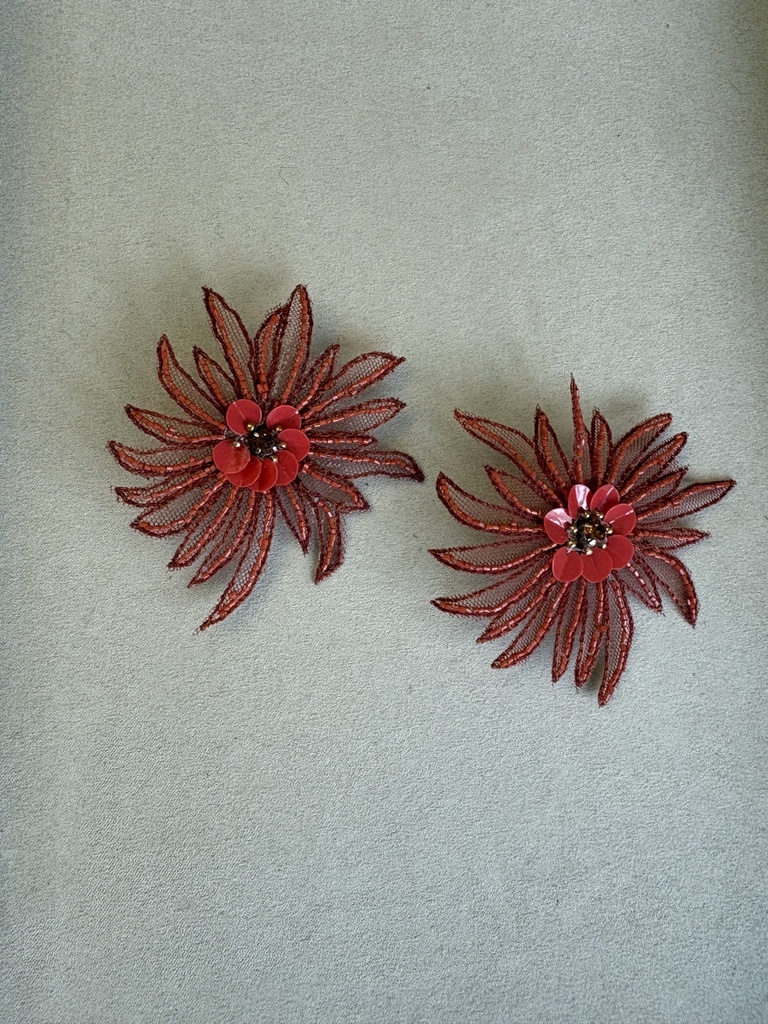 Pendiente ALOJA Rojo