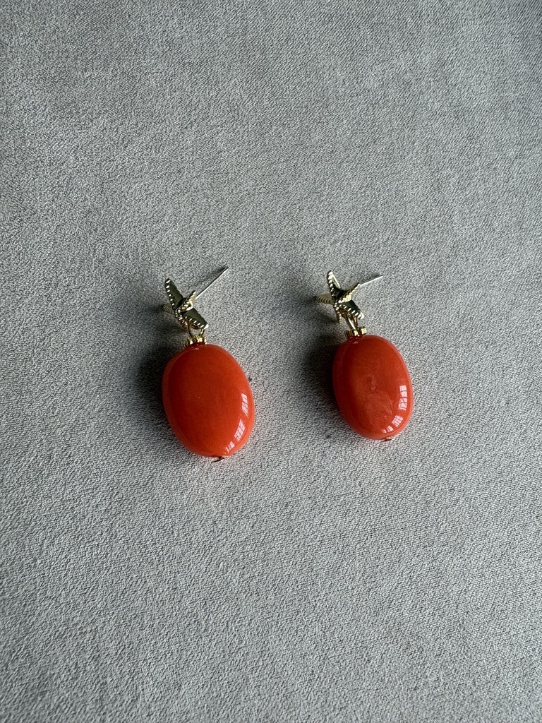 Pendiente NINA  Coral