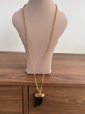 COLLAR CUERNO LARGO NEGRO