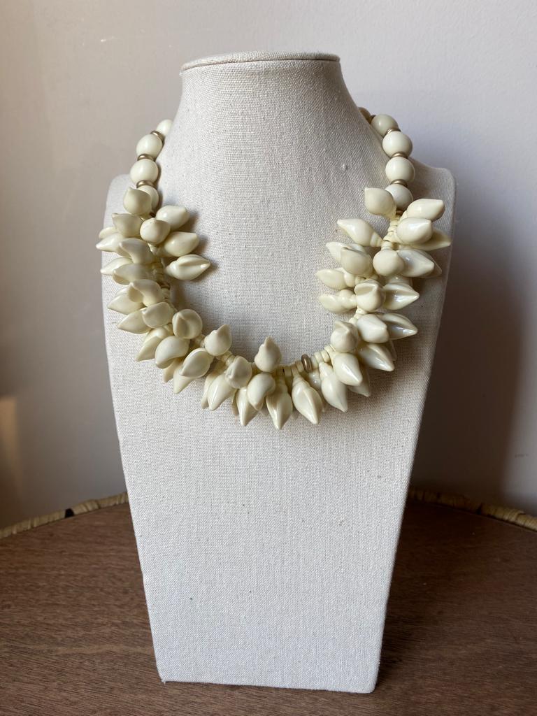 Collar Caracola Blanco