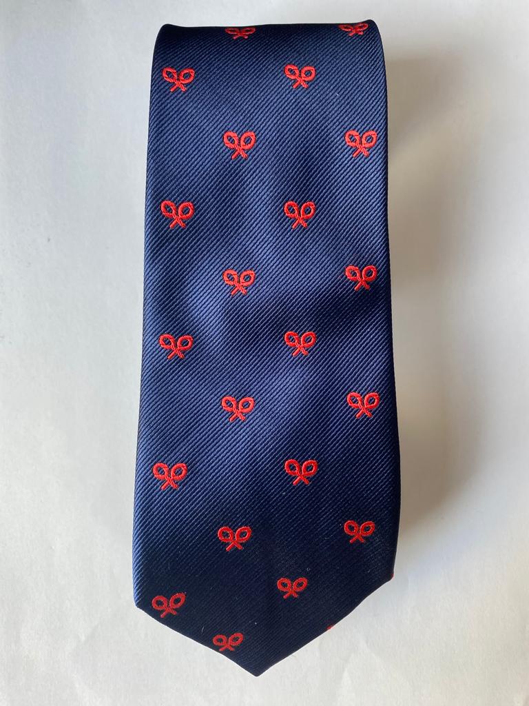 Corbata RAQUETA Rojo