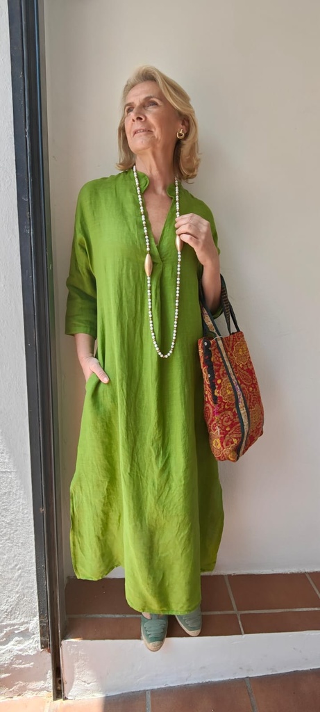 Vestido Mahón verde