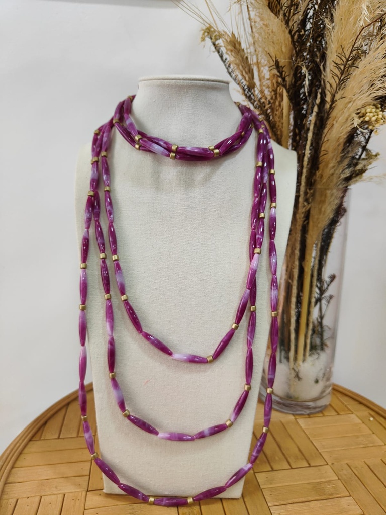 Collar Luca morado