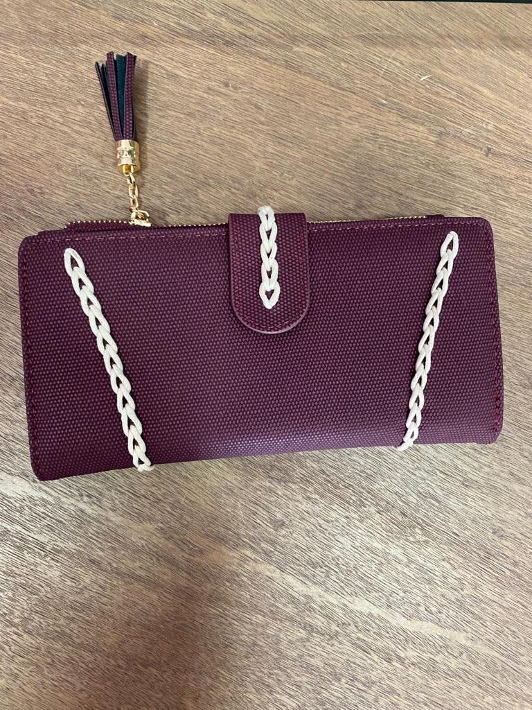 Cartera Cadena Burdeos