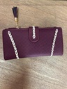 Cartera Cadena Burdeos