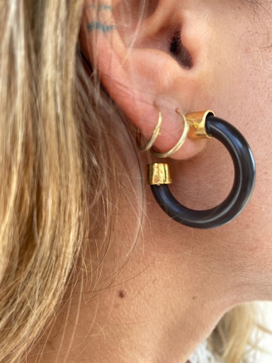 Pendiente ZULÚ  Oscuro. REBAJADO 50%