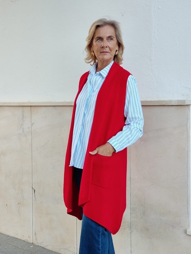 [BCMO1189RJ] Chaqueta Prisa Rojo