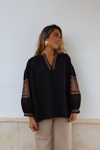 Camisa Ella Negro