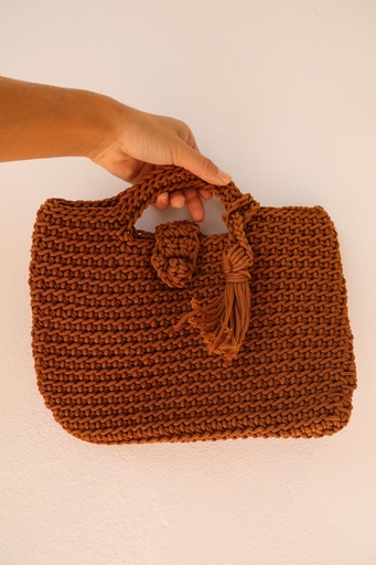 Bolso Trenzado Mini Calabaza