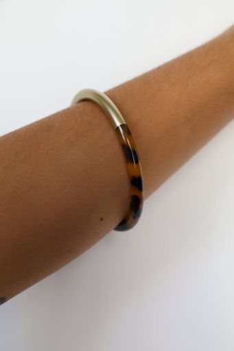 Pulsera Carey Dorado Oscuro