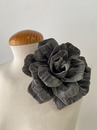 Flor TERCIOPELO Gris