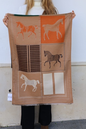 Foulard CABALLO Camel