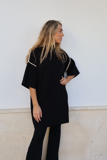 [SH2660NG] Vestido CASTAÑA Negro