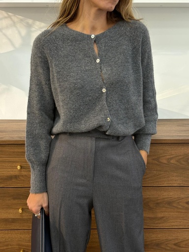 [GIO1225GR] Rebeca ANGORA Gris