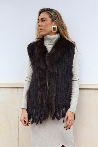 [OK5102CH] Chaleco MECO Chocolate