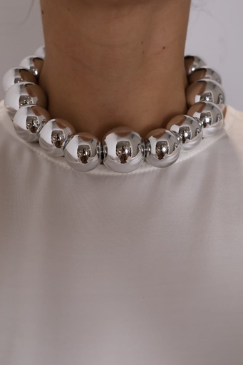 [SON54584PL] Collar BOLITAS Plata