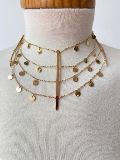 [MIN121077] Collar CUELLO Dorado