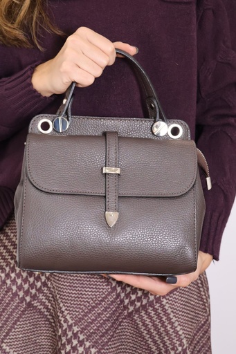 [FIN247520MRR] Bolso DOBLE Marrón