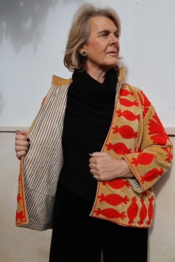 Chaqueta MARÍA Albero-Rojo